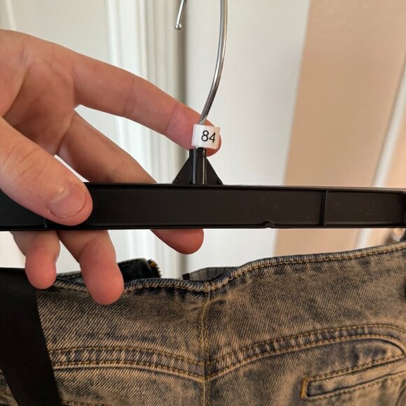 NEW Retrofete Dream cotton trousers Size 29 Color Grey Blue - Picture 5 of 9